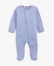 Load image into Gallery viewer, Wisteria Pointelle Magnetic Footie
