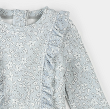 Load image into Gallery viewer, Pastel Blue Vintage Flowers One Piece Swimsuit
