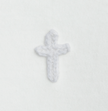 Load image into Gallery viewer, Ivory Crochet Cross Coverall
