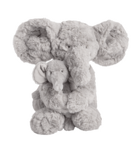 Load image into Gallery viewer, Mama &amp; Baby Elephant Plush Set
