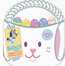 Load image into Gallery viewer, Bluey: Where's The Easter Egg Search &amp; Find Board Book
