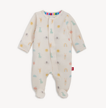 Load image into Gallery viewer, Lullaby Sky Pink Modal Magnetic Footie
