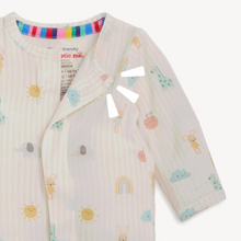 Load image into Gallery viewer, Lullaby Sky Pink Modal Magnetic Footie
