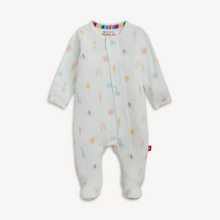 Load image into Gallery viewer, Lullaby Sky Blue Modal Magnetic Footie
