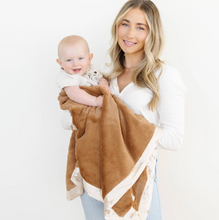 Load image into Gallery viewer, Satin Border Receiving Blanket
