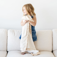 Load image into Gallery viewer, Satin Border Receiving Blanket
