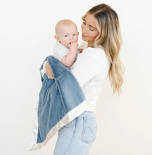 Load image into Gallery viewer, Satin Border Receiving Blanket
