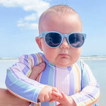 Load image into Gallery viewer, Cloudy Blue Round Sunglasses
