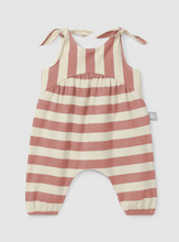 Load image into Gallery viewer, Dusty Plum Stripe Jumpsuit
