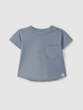 Load image into Gallery viewer, Dusty Blue Pocket Tee
