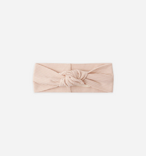 Load image into Gallery viewer, Melon Micro Stripe Knotted Headband
