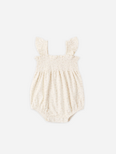 Load image into Gallery viewer, Disty Smocked Ruffle Sleeve Romper
