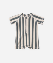 Load image into Gallery viewer, Retro Ocean Stripe One-Piece Swimsuit
