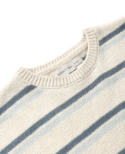 Load image into Gallery viewer, Ocean Stripe Relaxed Summer Knit 2pc Set
