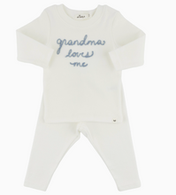 Load image into Gallery viewer, Blue Grandma Loves Me 2pc Set
