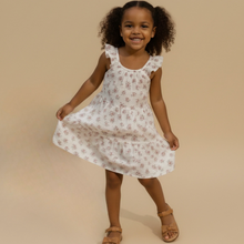 Load image into Gallery viewer, Blush Floral Ruffle Tiered Dress
