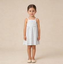 Load image into Gallery viewer, Fog Stripes Strap Dress
