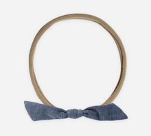 Load image into Gallery viewer, Navy Little Knot Headband
