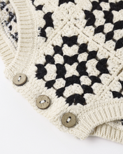 Load image into Gallery viewer, Abstract Crochet Romper
