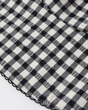 Load image into Gallery viewer, Black Gingham Swim Hat
