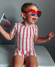 Load image into Gallery viewer, Stars &amp; Stripes Shortie PJ Set
