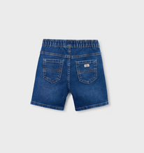 Load image into Gallery viewer, Boys Medium Wash Elastic Waist Denim Shorts
