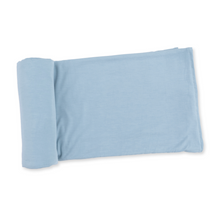 Load image into Gallery viewer, Solid Stone Blue Swaddle Blanket
