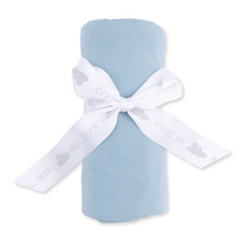 Load image into Gallery viewer, Solid Stone Blue Swaddle Blanket
