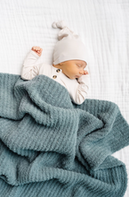 Load image into Gallery viewer, Ocean Blue Chenille Blanket
