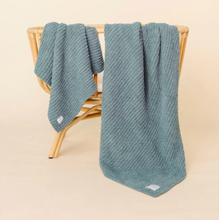 Load image into Gallery viewer, Ocean Blue Chenille Blanket
