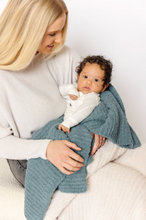 Load image into Gallery viewer, Ocean Blue Chenille Blanket
