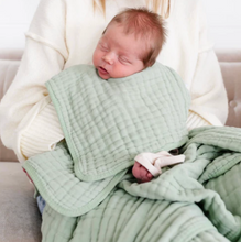 Load image into Gallery viewer, Cloud Muslin Burp Cloth - 2 Pack
