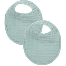 Load image into Gallery viewer, Cloud Muslin Bib- 2 Pack
