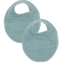 Load image into Gallery viewer, Cloud Muslin Bib- 2 Pack
