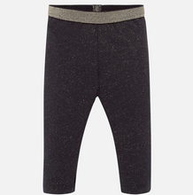 Load image into Gallery viewer, Navy Shimmer Infant Leggings
