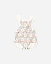 Load image into Gallery viewer, Crochet Romper - Blue, Light Pink, Ivory
