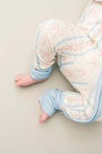 Load image into Gallery viewer, Dainty Bows Convertible Footie
