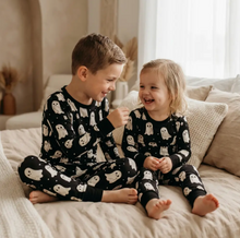 Load image into Gallery viewer, Halloween Ghosts 2pc Pajama Set
