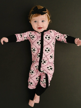 Load image into Gallery viewer, Pink Soccer Season Convertible Footie

