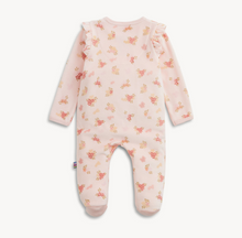 Load image into Gallery viewer, Fall Floral Velour Magnetic Footie
