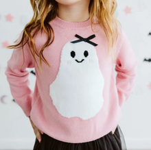 Load image into Gallery viewer, Sweet Ghost Halloween Sweater
