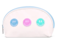 Load image into Gallery viewer, Made You Smile Oval Cosmetic Bag
