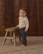Load image into Gallery viewer, Natural Ditsy Long Sleeve Top

