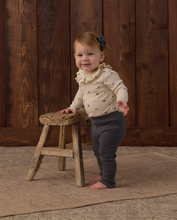Load image into Gallery viewer, Natural Ditsy Long Sleeve Top
