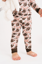 Load image into Gallery viewer, Bows &amp; Touchdowns PJ Set
