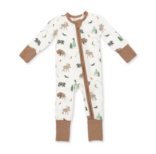 Load image into Gallery viewer, Northern Woodland Animals 2-Way Zipper Romper
