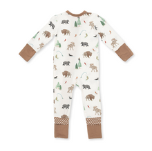 Load image into Gallery viewer, Northern Woodland Animals 2-Way Zipper Romper
