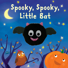Load image into Gallery viewer, Spooky, Spooky, Little Bat Puppet Book
