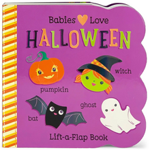 Load image into Gallery viewer, Babies Love Halloween Lift-A-Flap Book
