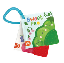 Load image into Gallery viewer, Cherry Cute / Sweet Pea Teether Books -2pk
